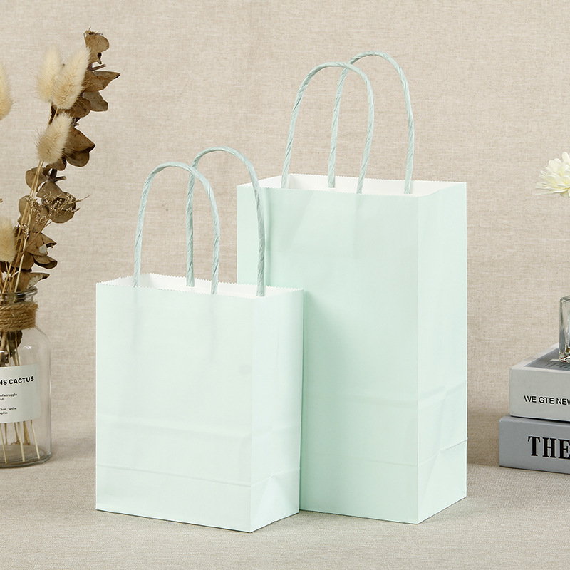 120gsm Kraft Paper Bag Macaron Color