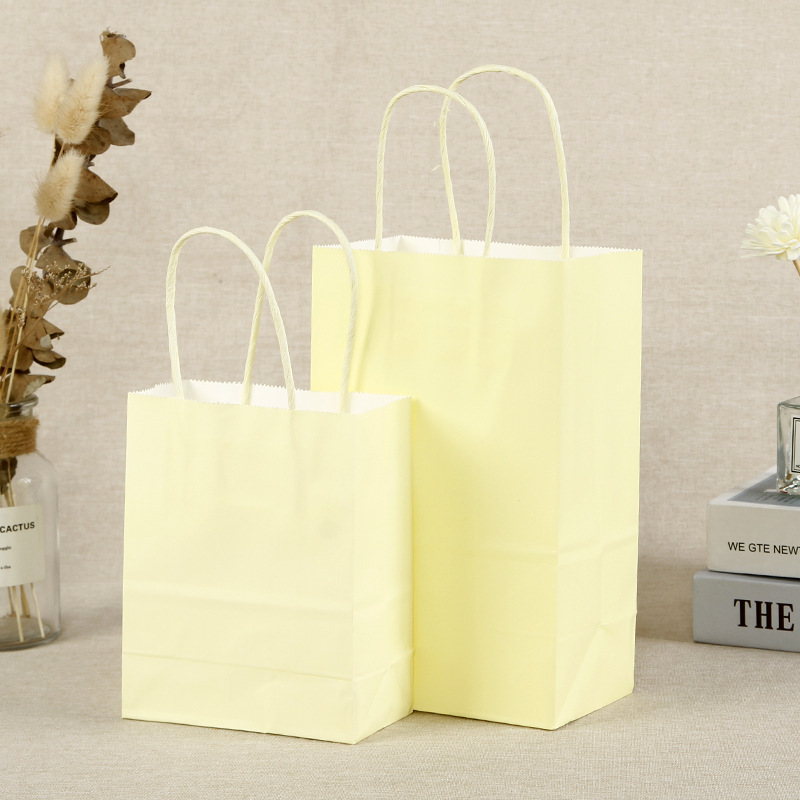 120gsm Kraft Paper Bag Macaron Color