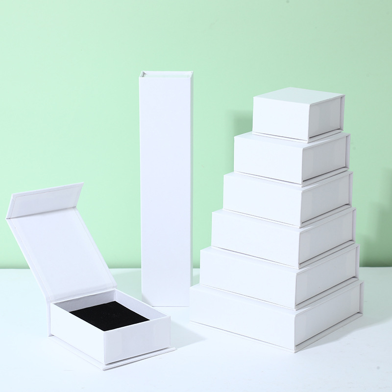 Flip Magnetic Jewelry Box for Bracelets & Earrings No Textured