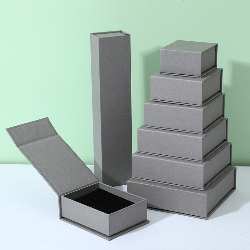 Flip Magnetic Jewelry Box for Bracelets & Earrings No Textured
