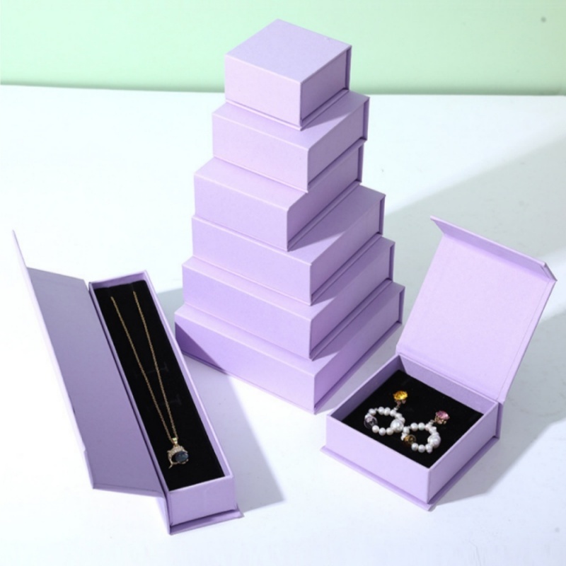 Flip Magnetic Jewelry Box for Bracelets & Earrings No Textured