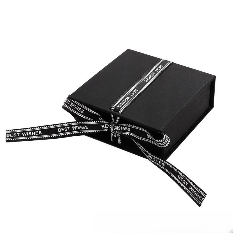 Ribbon Bow Tie Flip Box Book-shaped Jewelry Box