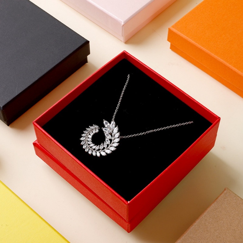 Colored Lid Box For Jewelry 10 Colors 8 Sizes