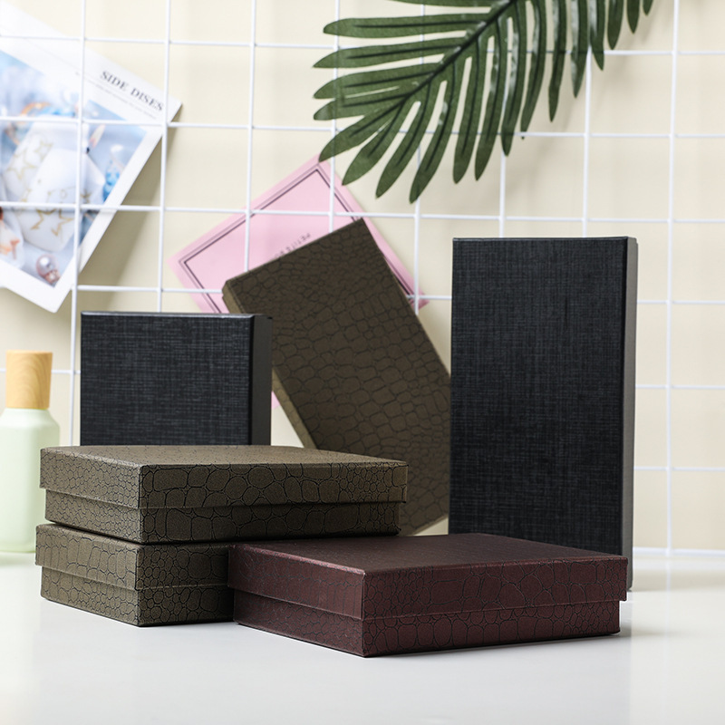 Luxury Wallet & Belt Gift Box – Lid-and-Base Box