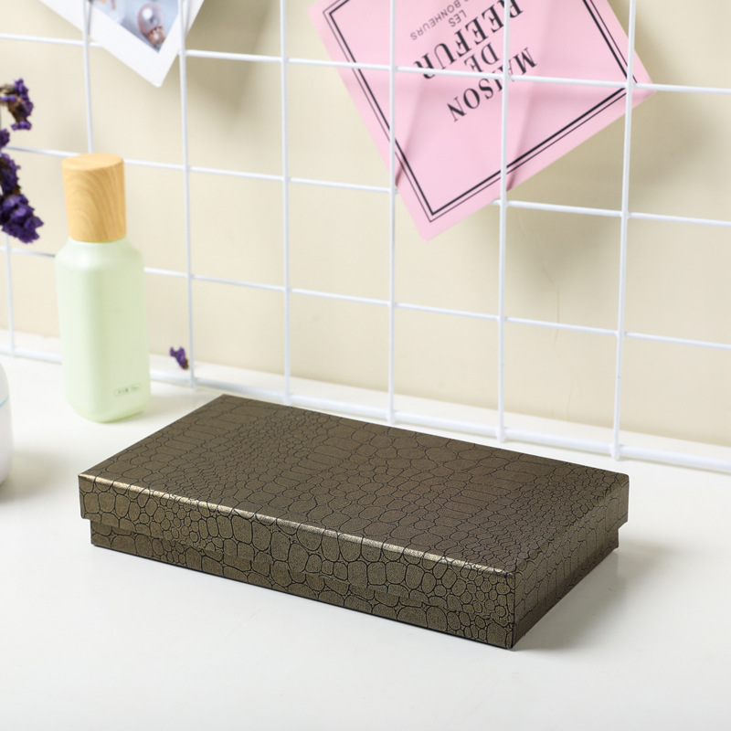Luxury Wallet & Belt Gift Box – Lid-and-Base Box