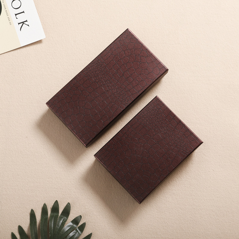 Luxury Wallet & Belt Gift Box – Lid-and-Base Box