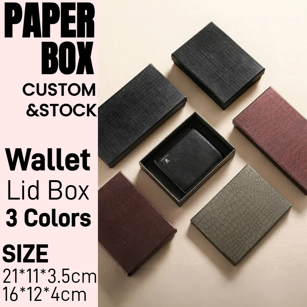 Luxury Wallet & Belt Gift Box – Lid-and-Base Box