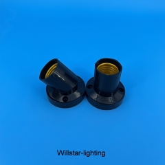 E27 lamp Socket F221-Black