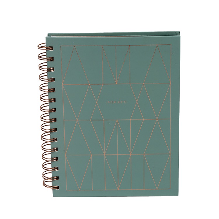 Custom Personalized Stylish Students School Spiral Journal Hardcover Notebook
