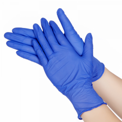Factory price nitrile medical blue gloves disposable nitrile gloves