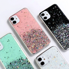 TPU star night sky design soft phone case epoxy cover for iphone 11 pro max