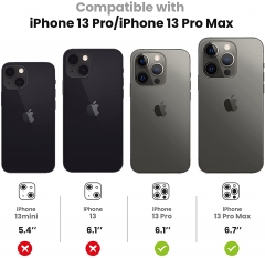 Camera Lens Protector for iPhone 13 Pro/13 Pro Max, 2022 Upgraded Anti Scratch HD Tempered Glass Camera Screen Protector Cover Film, Cell Phone Lens Protectors Compatible with iPhone 13 Pro(6.1'')/13 Pro Max (6.7'')