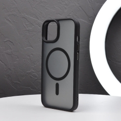 Luxury Rubber Coated Magsafe Antishock Defender Shockproof Phone Case for iPhone 14