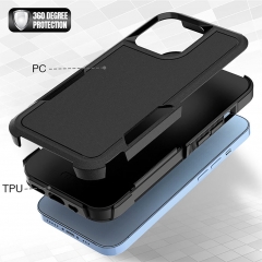 Hot Selling Rugged Shockproof Anti Scratch Mobile Phone Back Case Cover For iPhone 13 Pro 14