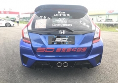 Carbon Fiber Resin PP Rear Bumper Lip for Honda Fit