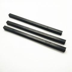 Custom Size Black Carbon Fiber Square Tube with Square Hole