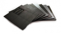 Custom Size Black Carbon Fiber Sheet Twill Matte