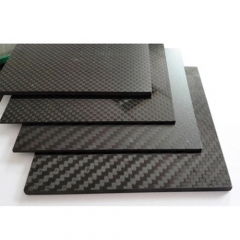 Custom Size Black Carbon Fiber Sheet Twill Matte