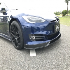 Carbon Fiber Revozport Style Front Bumper Lip for Tesla Model S 2016-2017 Version