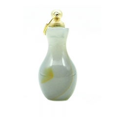 SNUFF BOTTLE NATURAL AGATE