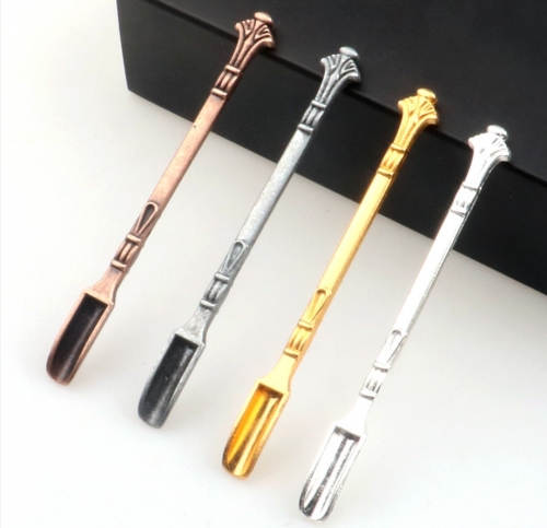 Zinc alloy snuff spoon-Four color options-Ancient style
