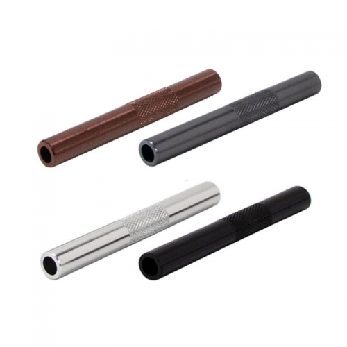 Aluminum snuff straws, four colors