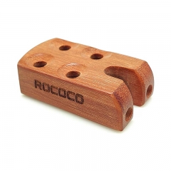 NEW SNUFF SNIFFER WITH 6 HOLES, Rose Wood or Acrylic