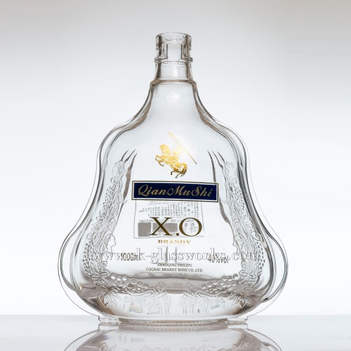 Botella de vidrio XO de 1L