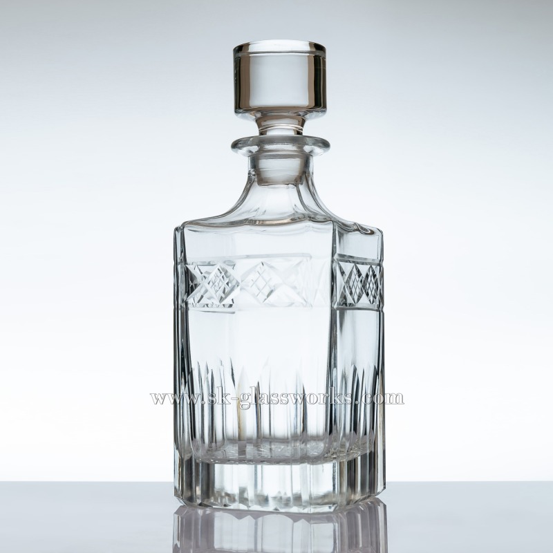Decantador de whisky de cristal de alta calidad de 550 ml