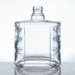 Bouteille en verre plat 500ml