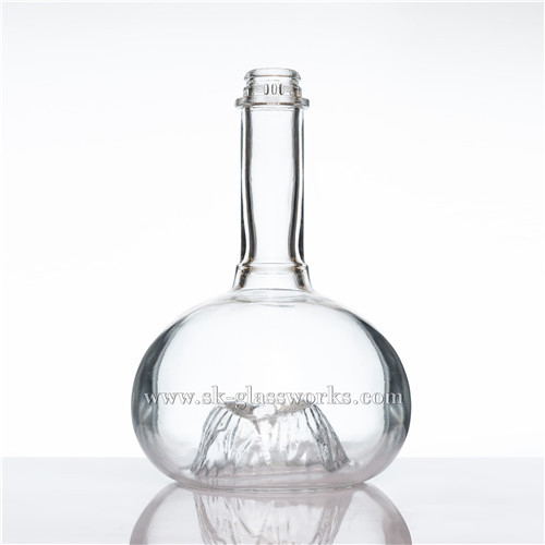 Botella de licor de vidrio de 500 ml