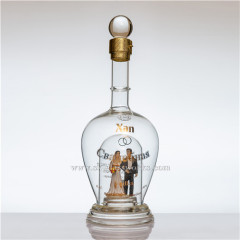 500ml Handmade Glass bottle