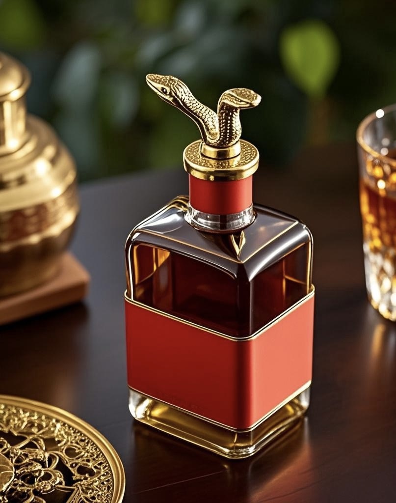 Customized  glass bottle for Chinese New Year