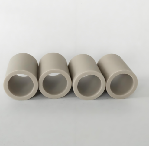 Refractory Custom AlN pipe Aluminum Nitride Ceramic Tubes