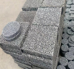 Silicon Carbide Ceramic Foam Filter for Gray Iron Customized Bending Cutting Welding Processing