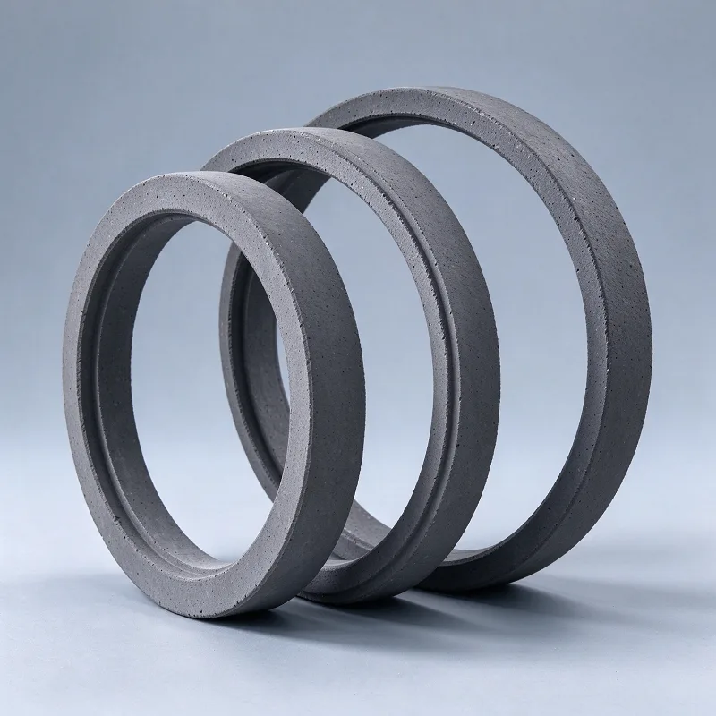 Silicon Carbide Bonded Silicon Nitride Ceramic Ring SiC-Bonded Si₃N₄ Ceramic Ring