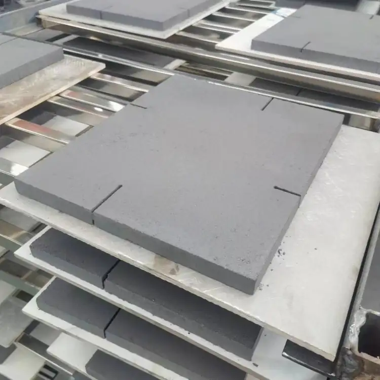 Silicon Carbide Bonded Silicon Nitride Ceramic Plate SiC-bonded Si₃N₄ Ceramic Plate