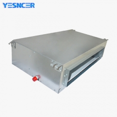 Ultra thin horizontal concealed fan coil unit with return plenum