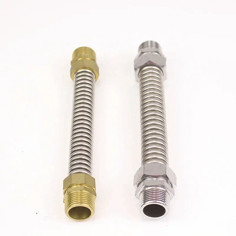 Corrugated stainless steel flexible connection