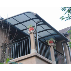 Toldo de chuva de janelas de alumínio