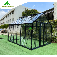 EXTRA STRONG glass greenhouse 16x8FT HX98123