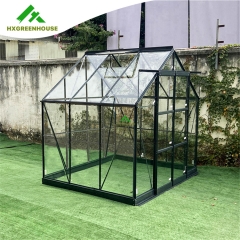 Spring clips glass greenhouse 6x8FT HX75123