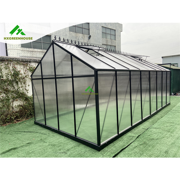 10mm polycarbonat panel mit aluminium rahmen gewächshaus