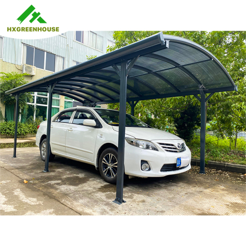 Single hollow PC carport 16x10FT HX-PB63008