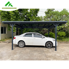 Single hollow PC carport HX-PF63007