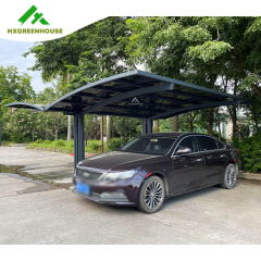 Carport de aluminio de policarbonato sólido sombra de sol al aire libre