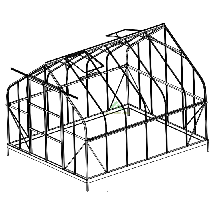 Curved Greenhouse HX72136