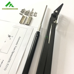Single spring Black powder coated Steel automatic window opener