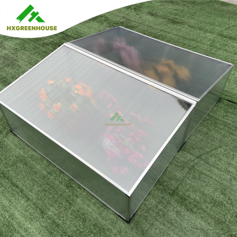 Mini estufa de alumínio do quadro frio do projeto bonito