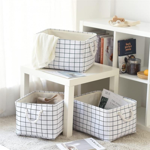 TheWarmHome Storage Basket - Large Baskets for Organizing Shelves, Storage  Bins Closet Organizer for Clothes Book Shelf Baby Toy Home Organization
